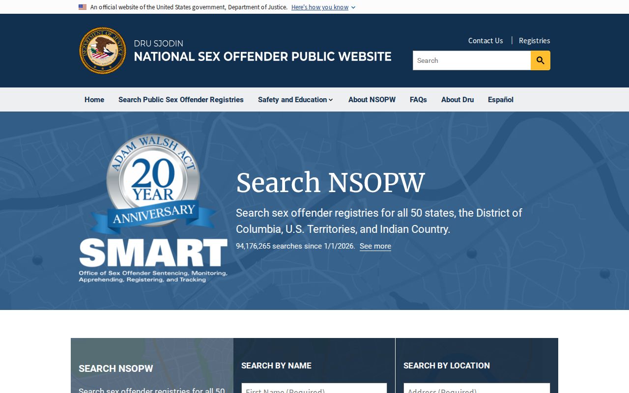 Franklin County sex offender lookup through the national registry